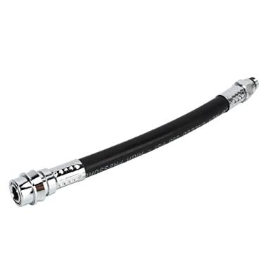 Imagem de Mangueira Reguladora de Mergulho, Tubo de Mangueira de Baixa Pressão BC de Borracha Com Conector de Latão Regulador Respiratório Acessório de Mergulho (8 polegadas)
