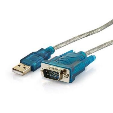 Imagem de Cabo Adaptador USB para Serial RS232 1 Metro