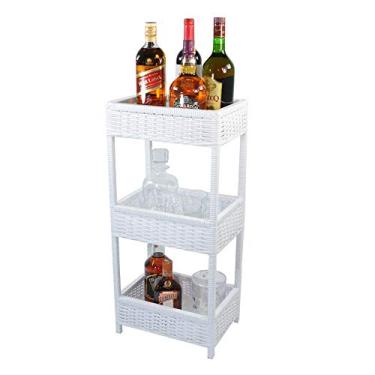 Imagem de Organizador Retangular Multiuso/Fruteira 3 Andares 34x24x75 - Branco