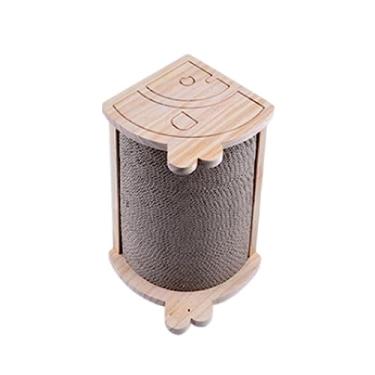 Imagem de Baoblaze Arranhador para gatos Brinquedo interativo para gatos Bola Arranhador para gatos Arranhador para gatos Protetor de móveis para pegar Brincar Escalar, para canto 13x15x8in