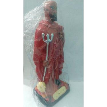 Imagem de Imagem Exu Caveira Escultura Gesso Estatua 20 Cm