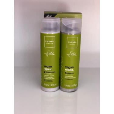 Imagem de Cadiveu Kit Shampoo E Condicionador Vegan Repair By Anitta, Essentials