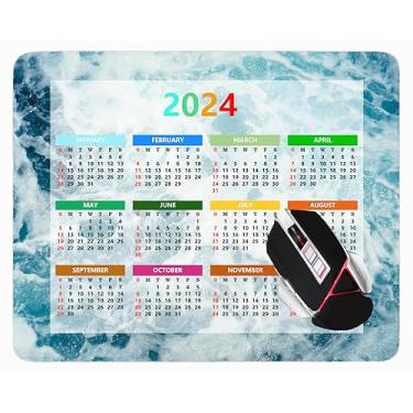 Imagem de YENDOSTEEN Calendário 2023, Mousepad para jogos com cachoeira florida natureza primavera natureza tipo 292