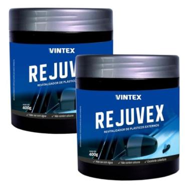 Imagem de 02 Revitalizador Para-choque E Plásticos Rejuvex 400g Vonixx