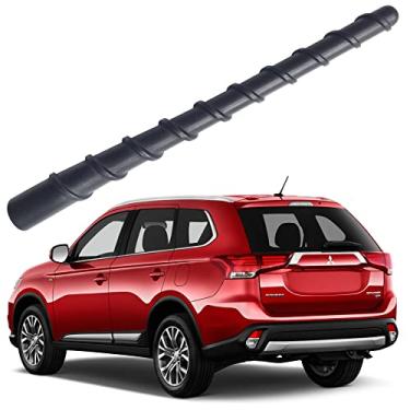 Imagem de Antena de borracha espiral flexível de 17 cm para Mitsubishi Outlander (2007-2017) Substituição de mastro de antena, à prova de lavagem de carro - bobina interna de cobre