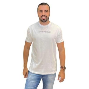 Imagem de Camiseta Masculina Mc Celebration Calvin Klein - Branco GG-Masculino