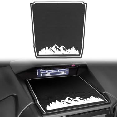 Imagem de MOCHENT Tapetes de painel para acessórios Subaru Crosstrek 2023-2018, Forester 2019-2024, Impreza 2018-2023, forro de almofada antiderrapante interior (branco)