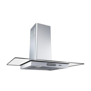 Imagem de Coifa De Parede 80cm Vidro Reto Duto Slim Inox Nardelli