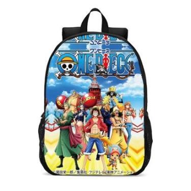 Imagem de MOCHILA ESCOLA INFANTIL JUVENIL ANIME ONE PIECE-Unissex