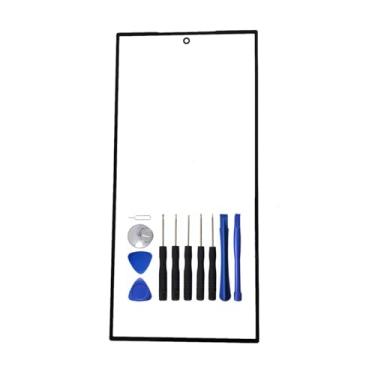 Imagem de VIESUP Vidro externo de tela LCD para Samsung Galaxy S24 Ultra 5G capa de painel de vidro frontal para reparo de lente peças de reposição (não LCD)