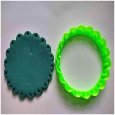 Imagem de Cortador Tampa Redonda Cupcakes Com Marcação Mod 1 5 Cm