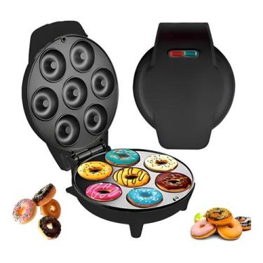 Imagem de Mini Máquina Elétrica 110v Confeitaria 7 Rosquinhas Donuts - ZEM
