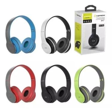 Imagem de Fone de Ouvido Headphone Estéreo Bluetooth USB Corrida - Kapbom, Preto
