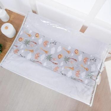 Imagem de Trocador Anatômico De Cômoda Para Bebê Safari Cinza - Avm Enxovais