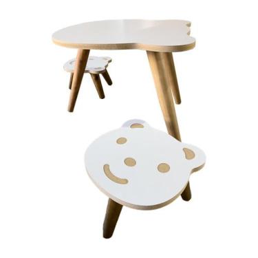 Imagem de Mesinha com Cadeira Infantil - Talatto , Cerejeira