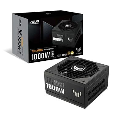 Imagem de ASUS TUF Gaming Ouro 1000W (1000 Watt, ATX 3.0 compatível com fonte de alimentação totalmente modular, certificação 80+ Gold, componentes de nível militar, rolamento de esferas duplo, ventilador de