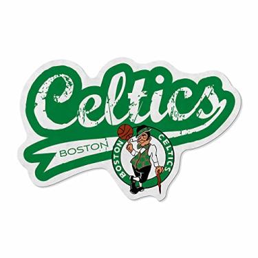 Imagem de Rico Industries Flâmula NBA Boston Celtics com corte envelhecido - Decoração de casa e sala de estar - Feltro macio EZ para pendurar