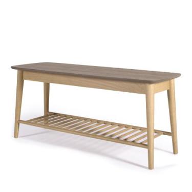 Imagem de Banco Sapateira com Prateleira Ripada Liva 1,00 Tauari - Casavee, Taua