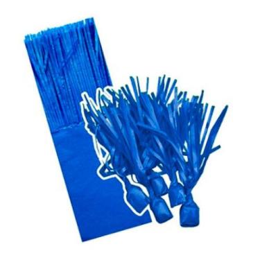 Imagem de Papel para Bala de Coco - 8,5 x 21,5 cm - Azul Escuro - 48 unidades - 