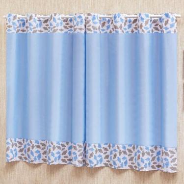 Imagem de Cortina Quarto Infantil Ilhos Varão Simples Estampada Menina Menino 2,