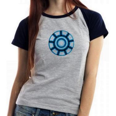 Imagem de Baby Look Blusa Feminina ou Camiseta Unissex Reator Tony Stark  - Empó