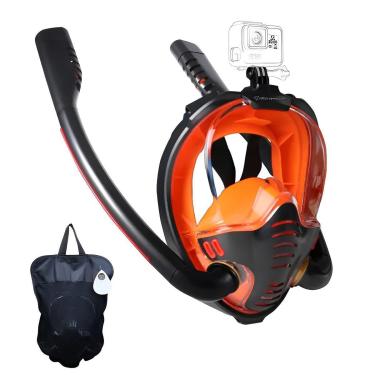 Imagem de Mascara Subaquática de de Mergulho Gold Sports Full Face Maui Double Snorkel-Unissex