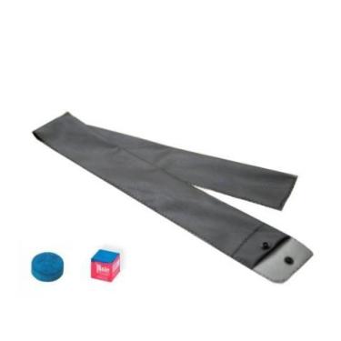 Imagem de Kit para tacos De Sinuca Bilhar Capa Giz Sola - Bilhares Cometa