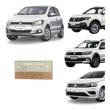 Imagem de Etiqueta Plaqueta Ano Fabricação 2020 Vw Original - Volkswagen