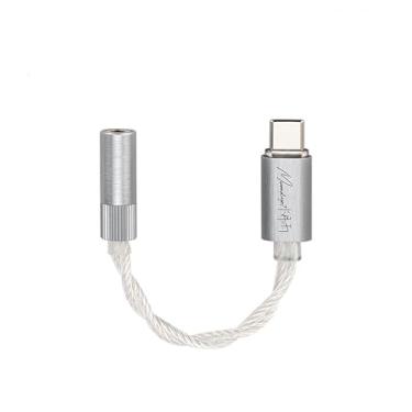 Imagem de Moondrop Echo-A 32 bits/384 kHz USB tipo C portátil para fone de ouvido DAC/AMP com adaptador de conector de áudio de 3,5 mm