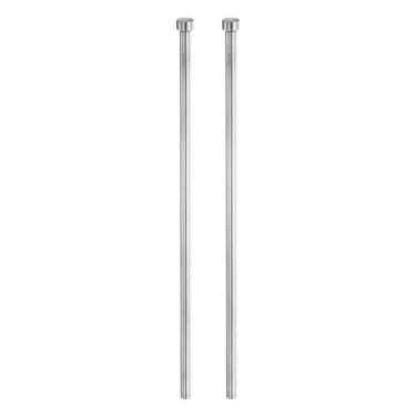 Imagem de HARFINGTON 2 pinos ejetores retos 9/81.3 cm diâmetro 250 mm (10") longo SKD61 perfuradores de ponta redonda perfuradores de pino ejetor de aço para fabricação de matrizes manutenção mecânica