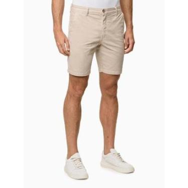 Imagem de Bermuda Calvin Klein Color Chino Caqui Claro-Masculino