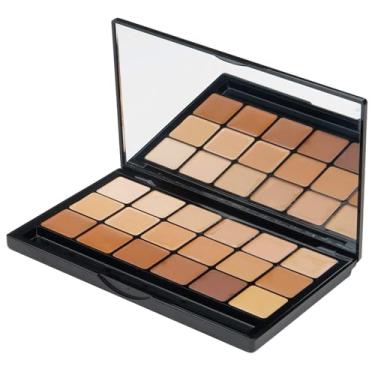 Imagem de Graftobian Glamour Crème Ultra Hd Foundation Super Palettes - Paleta De Base, Maquiagem De Contorno, Base Para Kit De Maquiagem Profissional, Maquiagem Facial Para Cobertura Total - Cor Quente