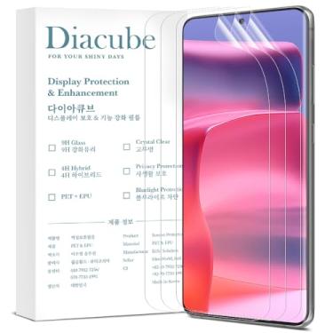 Imagem de DIACUBE Pacote com 3 para Motorola Edge 50 Pro Protetor de Tela Flexível TPU-EPU [Sem Vidro] [Desbloqueio de Impressão Digital 0,1S] [Autocura em Tempo Real] Transparente, Inquebrável, Sem Bolhas,