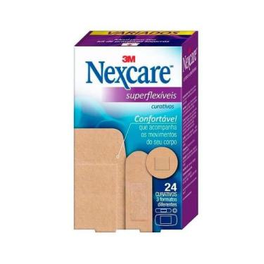 Imagem de Curativo Nexcare Superflexível Sortidos 24 Unidades