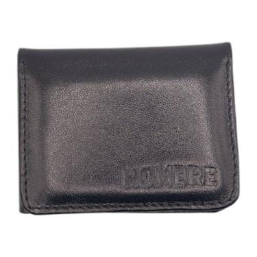 Imagem de Carteira Compacta Couro Legítimo Hombre Fuerte 6 Cartões CNH Notas 2 F