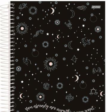 Imagem de Jandaia Caderno College Mystic - Espiral Capa Dura 10 matérias 160 folhas Sortido