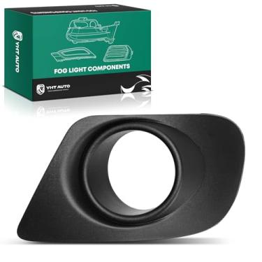 Imagem de YHTAUTO Capa de farol de neblina com orifício de luz para Dodge Journey 2011-2019, capa de acabamento da lâmpada do para-choque dianteiro moldura do farol de neblina passageiro direito