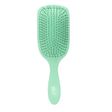Imagem de Wet Brush Go Green Paddle Escova de cabelo desembaraçadora, verde - cerdas desembaraçadoras IntelliFlex ultramacias com design AquaVent para espalhar tratamentos de cabelo uniformemente - sem dor para