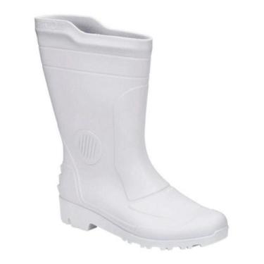 Imagem de Galocha Pega Forte Bota Grendene Branca c/ Forração e Cano Alto, 42