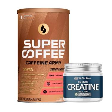 Imagem de Kit SuperCoffee - 380g - Caffeine Army + Creatine 150g The One Supps (380, Original)