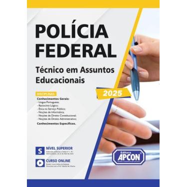 Imagem de Apostila Polícia Federal PF 2025  Técnico em Assuntos Educacionais - E