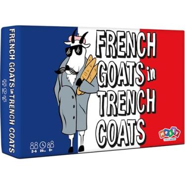 Imagem de Messy Table Games French Goats in Trench Coats | Exciting Trick Taking Game | Great for Game Night | Perfect for Kids and Adults | Ages 8 and up