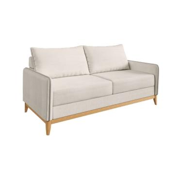 Imagem de Sofá 2 Br 0,6 (2 Ass 0,80) Lugano (3 Lugares Bipartido) Off White
