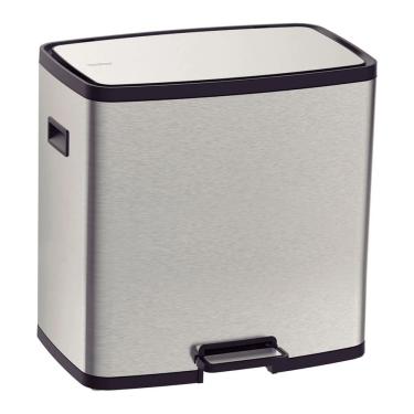 Imagem de Lixeira Inox Tramontina 15+15l Octos C-tampa 94544-430