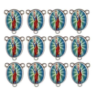 Imagem de 10 Entremeio Nossa Senhora D'Ajuda Oval Montagem de Terços