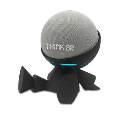 Imagem de Suporte Alexa Echo Dot - Astronauta Amazon - 3D Think BR, Preto