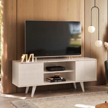Imagem de Rack para TVs até 55 Polegadas Tibet Calacata Off-White - CASA H