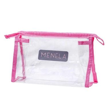 Imagem de Necessaire Transparente Personalizada Menela - Menela Cosméticos