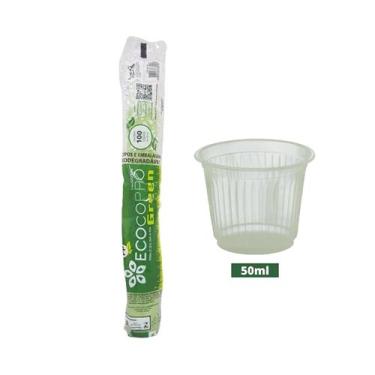 Imagem de Copo Descartável 50ml Biodegradável - Ecocoppo Green - Geral