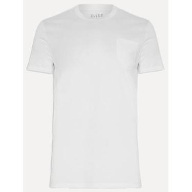 Imagem de Camiseta Ellus Cotton Fine Easa Pocket Classic Branca, L/G